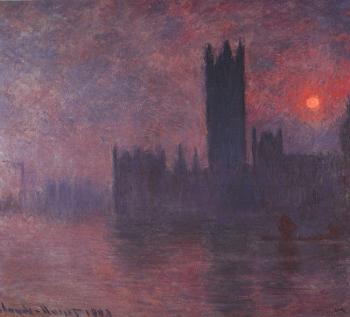 尅勞德 莫奈 London: Houses of Parliament at Sunset 尅勞德 莫奈 London: Houses of Parliament at Sunset